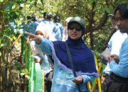 PT Smelting-Mahasiswa dan Pokmawas Pangkah Kulon Gresik Tanam 1.000 Bibit Mangrove