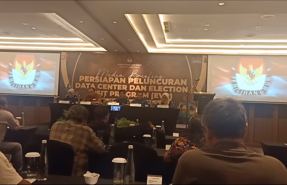 KPU RI TUNJUK JATIM JADI TUAN RUMAH: Persiapan peluncuran data center dan EVP di Surabaya